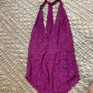 free people lace bodysuit